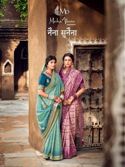 Naina Sunena By Mahaveera Trendz Designer Silk Festive Wear Saree Collection